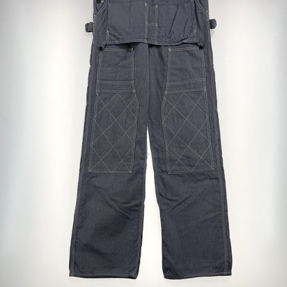 【中古品】【メンズ】 SAMURAI CLUB サムライ自動車倶楽部 HICKORY STRIPE OVERALLS SMOVAL-10 ヒッコリー ストライプ オーバーオール ボトムス オールインワン 145-261014-yo-05-teih サイズ：XS 万代Net店