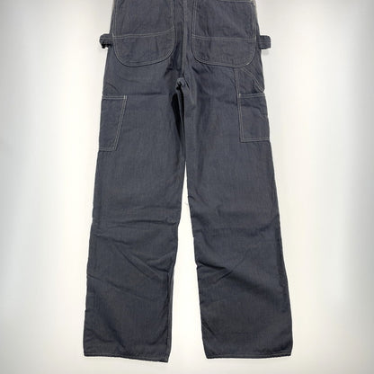 【中古品】【メンズ】 SAMURAI CLUB サムライ自動車倶楽部 HICKORY STRIPE OVERALLS SMOVAL-10 ヒッコリー ストライプ オーバーオール ボトムス オールインワン 145-261014-yo-05-teih サイズ：XS 万代Net店