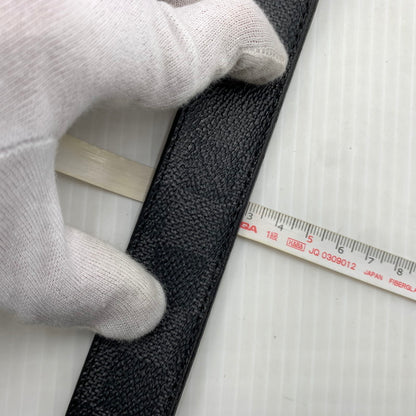 【現状渡し品】【メンズ】 LOUIS VUITTON ルイ・ヴィトン M6057 サンチュールネオグラム ベルト アクセサリー ダミエ グラフィット 179-261014-ko-17-teih カラー：ブラック系 万代Net店