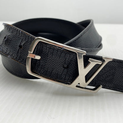 【現状渡し品】【メンズ】 LOUIS VUITTON ルイ・ヴィトン M6057 サンチュールネオグラム ベルト アクセサリー ダミエ グラフィット 179-261014-ko-17-teih カラー：ブラック系 万代Net店