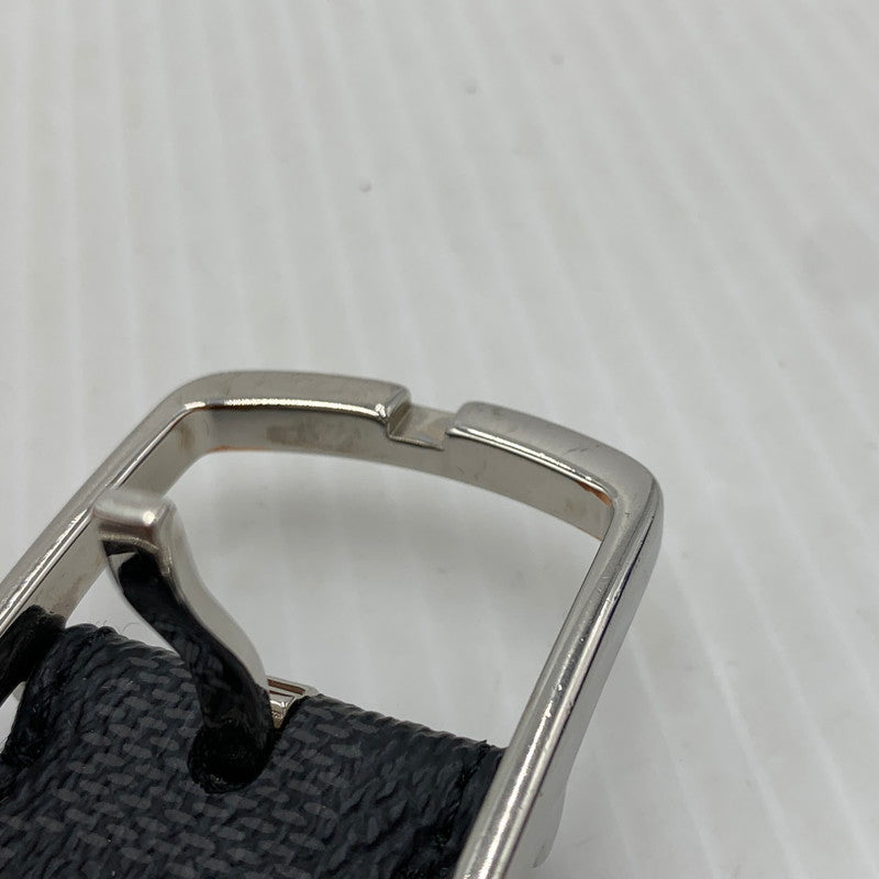 【現状渡し品】【メンズ】 LOUIS VUITTON ルイ・ヴィトン M6057 サンチュールネオグラム ベルト アクセサリー ダミエ グラフィット 179-261014-ko-17-teih カラー：ブラック系 万代Net店