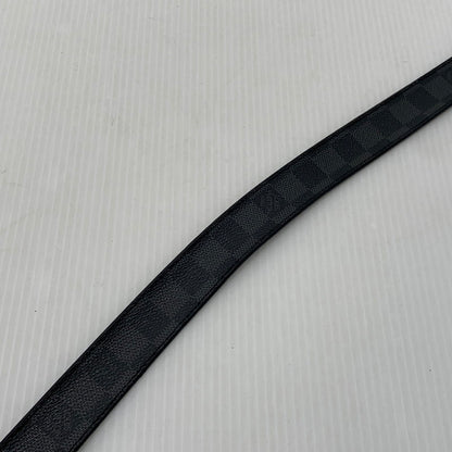 【現状渡し品】【メンズ】 LOUIS VUITTON ルイ・ヴィトン M6057 サンチュールネオグラム ベルト アクセサリー ダミエ グラフィット 179-261014-ko-17-teih カラー：ブラック系 万代Net店