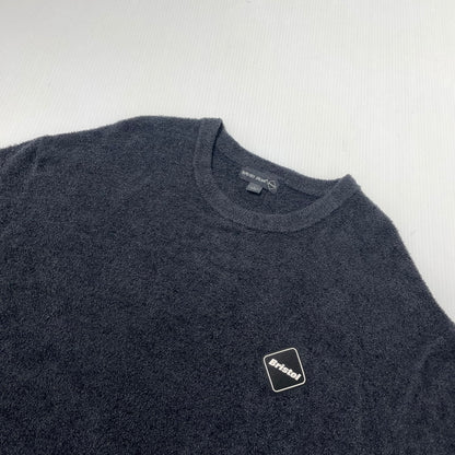 【中古品】【メンズ】 FCRB エフシーアールビー × BAREFOOT DREAMS ベアフットドリームズ 別注コラボ 24AW PILE CREWNECK TOP SZUCL22594 パイル クルーネック トップス 長袖 142-261014-yo-24-teih サイズ：L カラー：ブラック 万代Net店