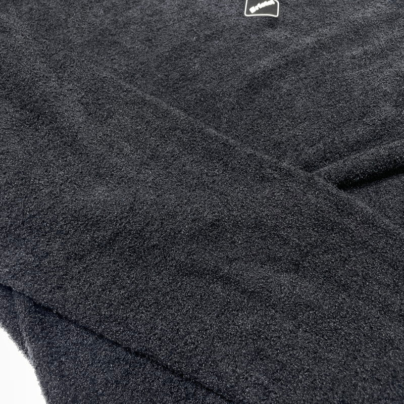 【中古品】【メンズ】 FCRB エフシーアールビー × BAREFOOT DREAMS ベアフットドリームズ 別注コラボ 24AW PILE CREWNECK TOP SZUCL22594 パイル クルーネック トップス 長袖 142-261014-yo-24-teih サイズ：L カラー：ブラック 万代Net店
