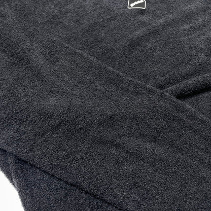 【中古品】【メンズ】 FCRB エフシーアールビー × BAREFOOT DREAMS ベアフットドリームズ 別注コラボ 24AW PILE CREWNECK TOP SZUCL22594 パイル クルーネック トップス 長袖 142-261014-yo-24-teih サイズ：L カラー：ブラック 万代Net店