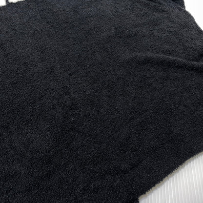 【中古品】【メンズ】 FCRB エフシーアールビー × BAREFOOT DREAMS ベアフットドリームズ 別注コラボ 24AW PILE CREWNECK TOP SZUCL22594 パイル クルーネック トップス 長袖 142-261014-yo-24-teih サイズ：L カラー：ブラック 万代Net店