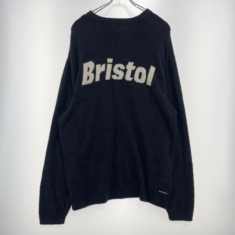 【中古品】【メンズ】 FCRB エフシーアールビー × BAREFOOT DREAMS ベアフットドリームズ 別注コラボ 24AW PILE CREWNECK TOP SZUCL22594 パイル クルーネック トップス 長袖 142-261014-yo-24-teih サイズ：L カラー：ブラック 万代Net店