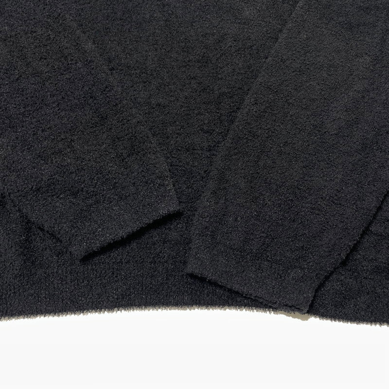【中古品】【メンズ】 FCRB エフシーアールビー × BAREFOOT DREAMS ベアフットドリームズ 別注コラボ 24AW PILE CREWNECK TOP SZUCL22594 パイル クルーネック トップス 長袖 142-261014-yo-24-teih サイズ：L カラー：ブラック 万代Net店