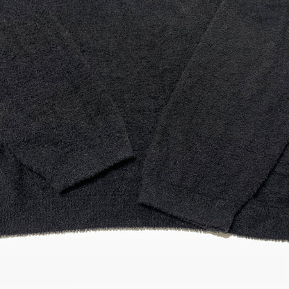 【中古品】【メンズ】 FCRB エフシーアールビー × BAREFOOT DREAMS ベアフットドリームズ 別注コラボ 24AW PILE CREWNECK TOP SZUCL22594 パイル クルーネック トップス 長袖 142-261014-yo-24-teih サイズ：L カラー：ブラック 万代Net店