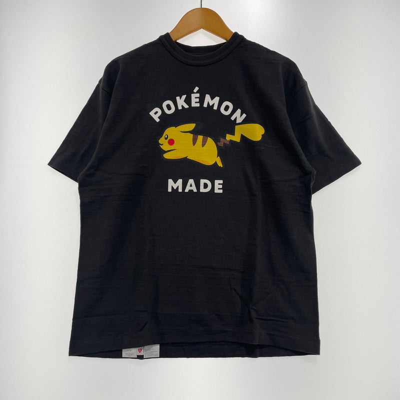【中古品】【メンズ】 HUMAN MADE ヒューマンメイド × POKEMON MADE ポケットモンスター 別注コラボ GRAPHIC T-SHIRT #1 XX31TE020 グラフィック Tシャツ 半袖 トップス 142-261014-yo-17-teih サイズ：L カラー：ブラック 万代Net店
