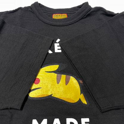 【中古品】【メンズ】 HUMAN MADE ヒューマンメイド × POKEMON MADE ポケットモンスター 別注コラボ GRAPHIC T-SHIRT #1 XX31TE020 グラフィック Tシャツ 半袖 トップス 142-261014-yo-17-teih サイズ：L カラー：ブラック 万代Net店