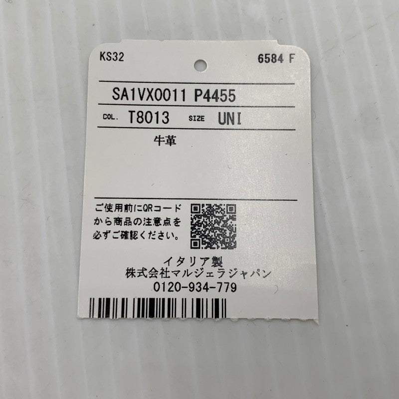 【中古品】【メンズ/レディース】 MAISON MARGIELA メゾン マルジェラ SA1VX0011 P4455 4ステッチ カードケース 財布 グレイニーレザー 181-261014-ko-12-teih カラー：ブラック 万代Net店