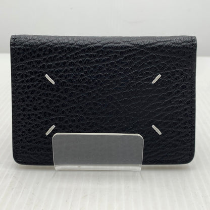 【中古品】【メンズ/レディース】 MAISON MARGIELA メゾン マルジェラ SA1VX0011 P4455 4ステッチ カードケース 財布 グレイニーレザー 181-261014-ko-12-teih カラー：ブラック 万代Net店