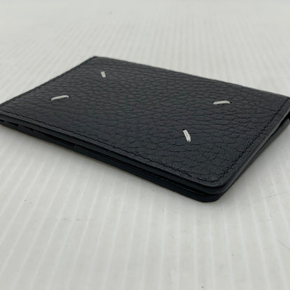 【中古品】【メンズ/レディース】 MAISON MARGIELA メゾン マルジェラ SA1VX0011 P4455 4ステッチ カードケース 財布 グレイニーレザー 181-261014-ko-12-teih カラー：ブラック 万代Net店