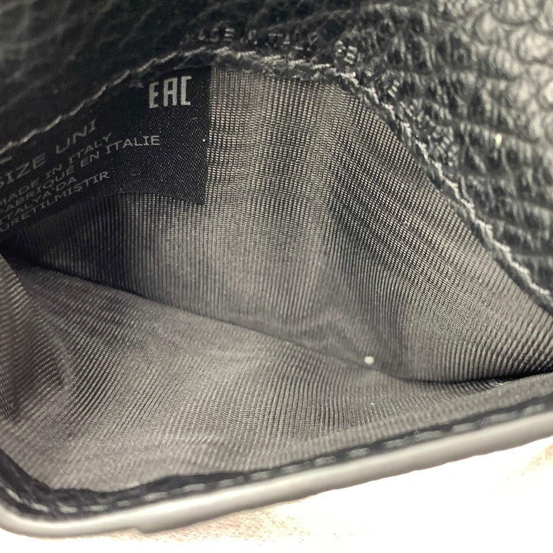 【中古品】【メンズ/レディース】 MAISON MARGIELA メゾン マルジェラ SA1VX0011 P4455 4ステッチ カードケース 財布 グレイニーレザー 181-261014-ko-12-teih カラー：ブラック 万代Net店