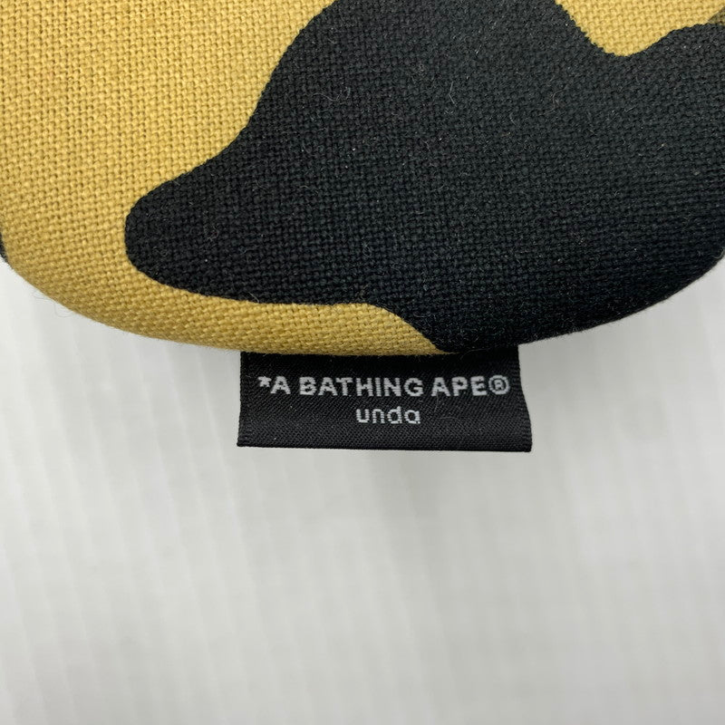 【中古品】【メンズ】 A BATHING APE アベイシングエイプ × goyemon ゴエモン 別注 コラボ 1ST CAMO UNDA ファースト カモ 雲駄 靴 サンダル 雪駄 164-261014-ko-19-teih サイズ：M カラー：カモ柄 万代Net店