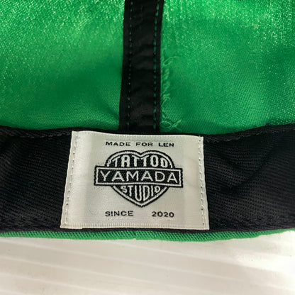 【中古品】【メンズ】 TATTOO STUDIO YAMADA タトゥースタジオ ヤマダ EAT.SHIT TATTOO&DIE CAP キャップ 帽子 185-261014-yo-33-teih サイズ：ONESIZE カラー：グリーン 万代Net店