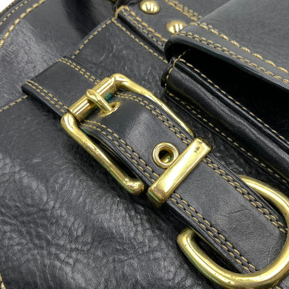 【現状渡し品】【レディース】 COACH コーチ MIRANDA TURNLOCK HANDBAG ミランダ サッチェル ハンドバッグ カバン トートバッグ 168-261016-ko-06-teih カラー：ブラック 万代Net店