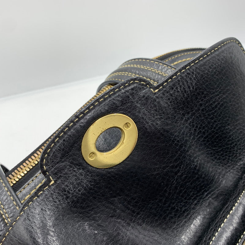 【現状渡し品】【レディース】 COACH コーチ MIRANDA TURNLOCK HANDBAG ミランダ サッチェル ハンドバッグ カバン トートバッグ 168-261016-ko-06-teih カラー：ブラック 万代Net店