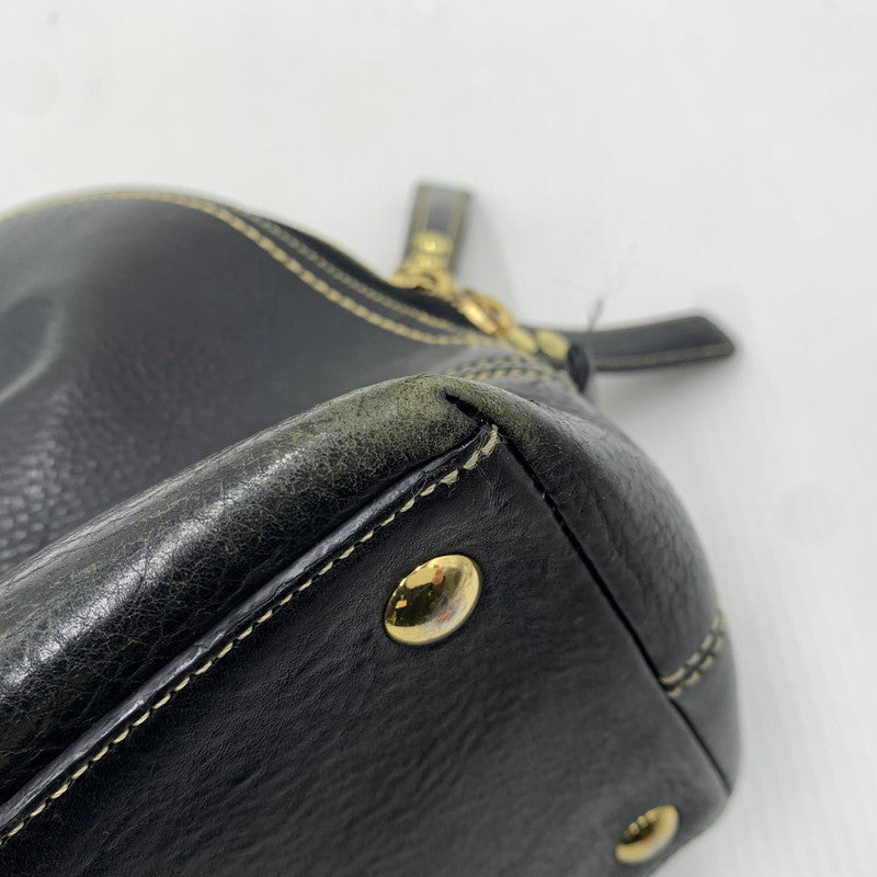【現状渡し品】【レディース】 COACH コーチ MIRANDA TURNLOCK HANDBAG ミランダ サッチェル ハンドバッグ カバン トートバッグ 168-261016-ko-06-teih カラー：ブラック 万代Net店