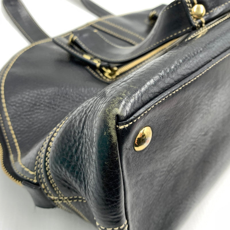 【現状渡し品】【レディース】 COACH コーチ MIRANDA TURNLOCK HANDBAG ミランダ サッチェル ハンドバッグ カバン トートバッグ 168-261016-ko-06-teih カラー：ブラック 万代Net店