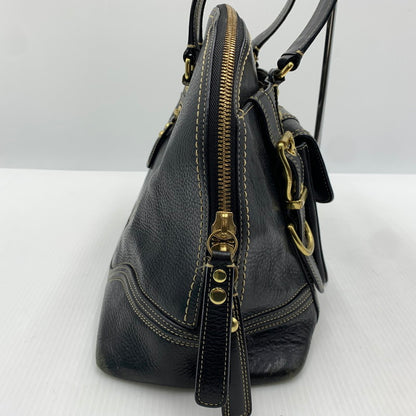 【現状渡し品】【レディース】 COACH コーチ MIRANDA TURNLOCK HANDBAG ミランダ サッチェル ハンドバッグ カバン トートバッグ 168-261016-ko-06-teih カラー：ブラック 万代Net店