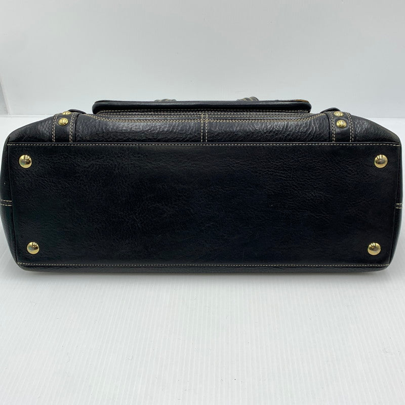 【現状渡し品】【レディース】 COACH コーチ MIRANDA TURNLOCK HANDBAG ミランダ サッチェル ハンドバッグ カバン トートバッグ 168-261016-ko-06-teih カラー：ブラック 万代Net店