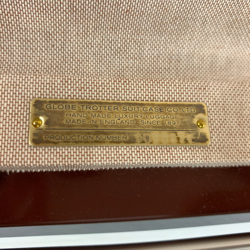 【中古品】【メンズ】 GLOBE TROTTER グローブトロッター ラージスーツケース 2ホイール カバン 180-261014-ko-24-teih カラー：バーガンディー 万代Net店