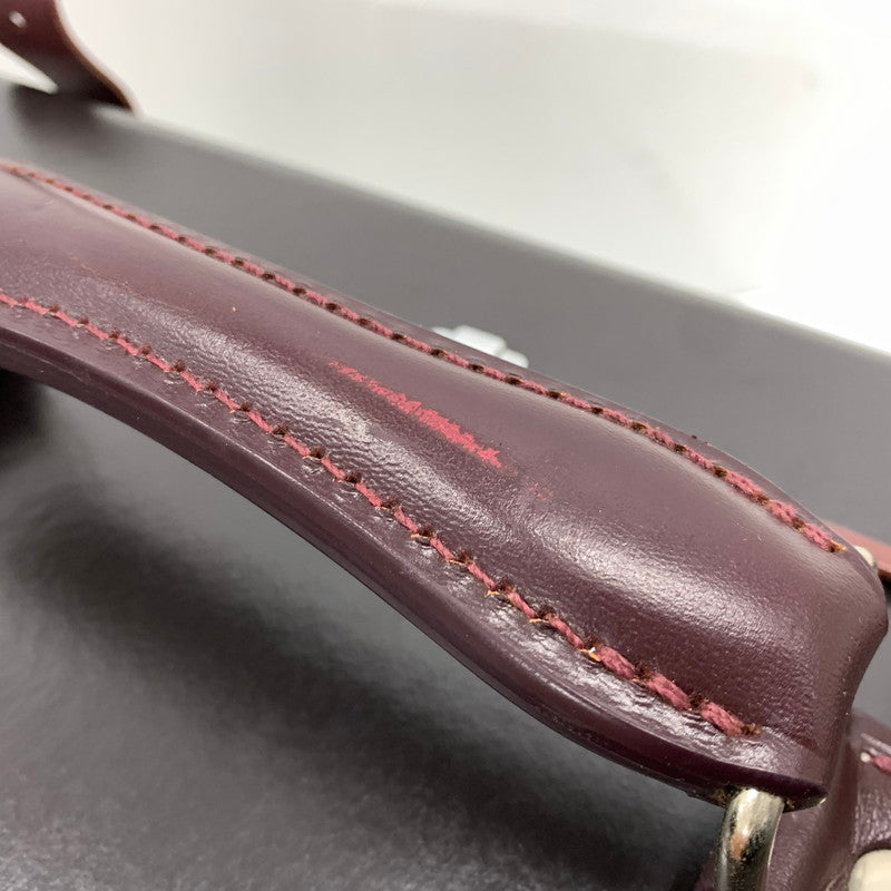 【中古品】【メンズ】 GLOBE TROTTER グローブトロッター ラージスーツケース 2ホイール カバン 180-261014-ko-24-teih カラー：バーガンディー 万代Net店