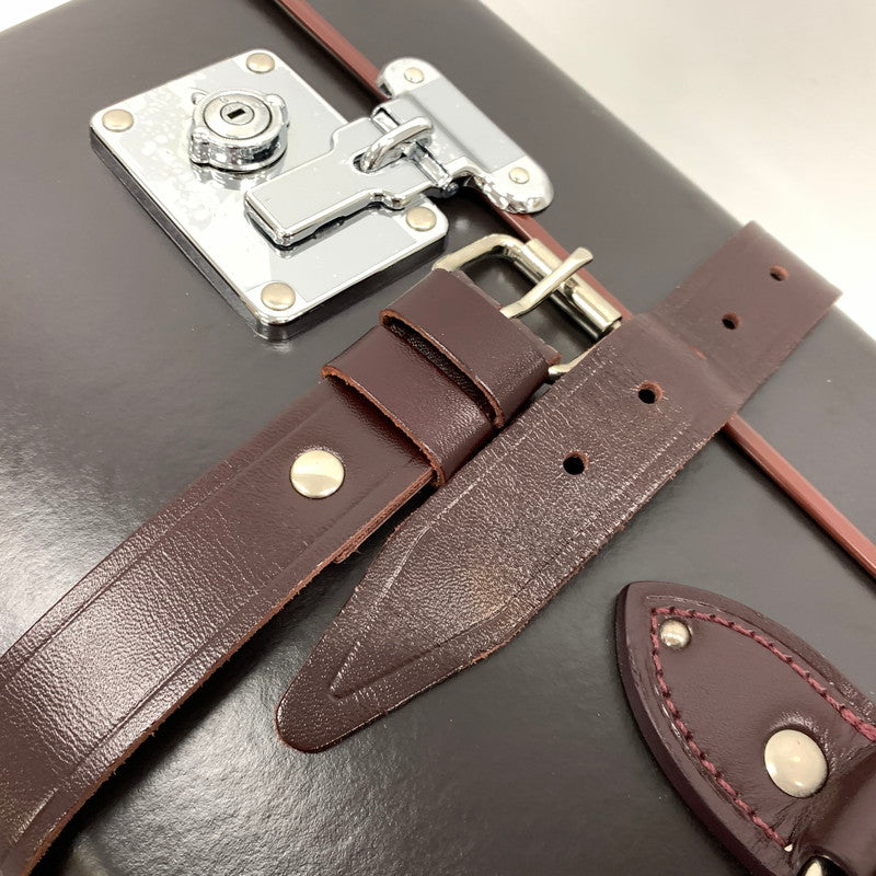 【中古品】【メンズ】 GLOBE TROTTER グローブトロッター ラージスーツケース 2ホイール カバン 180-261014-ko-24-teih カラー：バーガンディー 万代Net店
