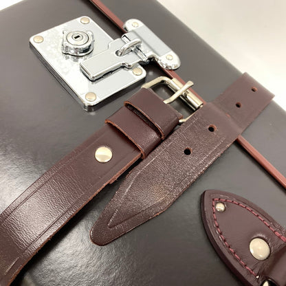 【中古品】【メンズ】 GLOBE TROTTER グローブトロッター ラージスーツケース 2ホイール カバン 180-261014-ko-24-teih カラー：バーガンディー 万代Net店