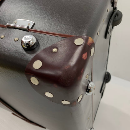【中古品】【メンズ】 GLOBE TROTTER グローブトロッター ラージスーツケース 2ホイール カバン 180-261014-ko-24-teih カラー：バーガンディー 万代Net店