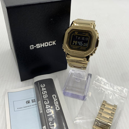 【中古品】【メンズ】 G-SHOCK ジーショック FULL METAL 5000 SERIES WATCH GMW-B5000GD-9JF フルメタル ウォッチ 腕時計 タフソーラー ステンレススチール 196-261014-ko-14-teih カラー：ゴールドカラー 万代Net店