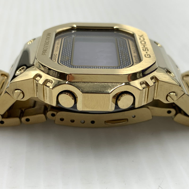 【中古品】【メンズ】 G-SHOCK ジーショック FULL METAL 5000 SERIES WATCH GMW-B5000GD-9JF フルメタル ウォッチ 腕時計 タフソーラー ステンレススチール 196-261014-ko-14-teih カラー：ゴールドカラー 万代Net店
