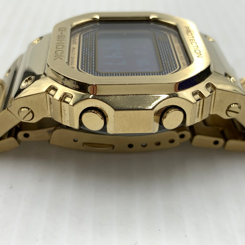 【中古品】【メンズ】 G-SHOCK ジーショック FULL METAL 5000 SERIES WATCH GMW-B5000GD-9JF フルメタル ウォッチ 腕時計 タフソーラー ステンレススチール 196-261014-ko-14-teih カラー：ゴールドカラー 万代Net店