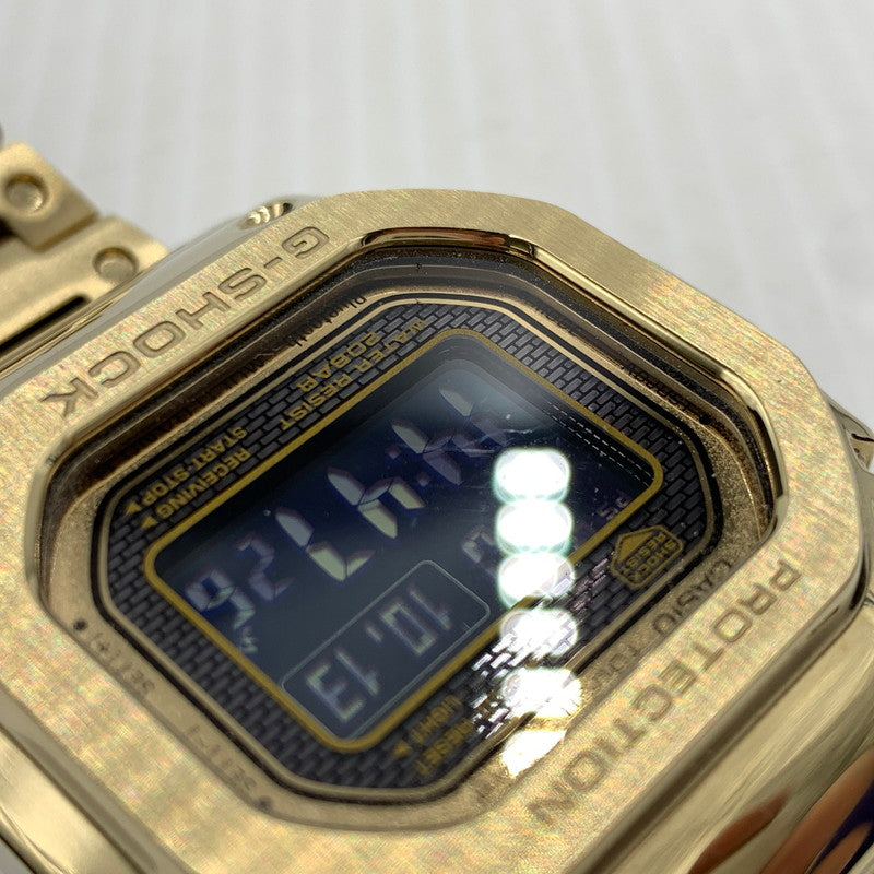 【中古品】【メンズ】 G-SHOCK ジーショック FULL METAL 5000 SERIES WATCH GMW-B5000GD-9JF フルメタル ウォッチ 腕時計 タフソーラー ステンレススチール 196-261014-ko-14-teih カラー：ゴールドカラー 万代Net店