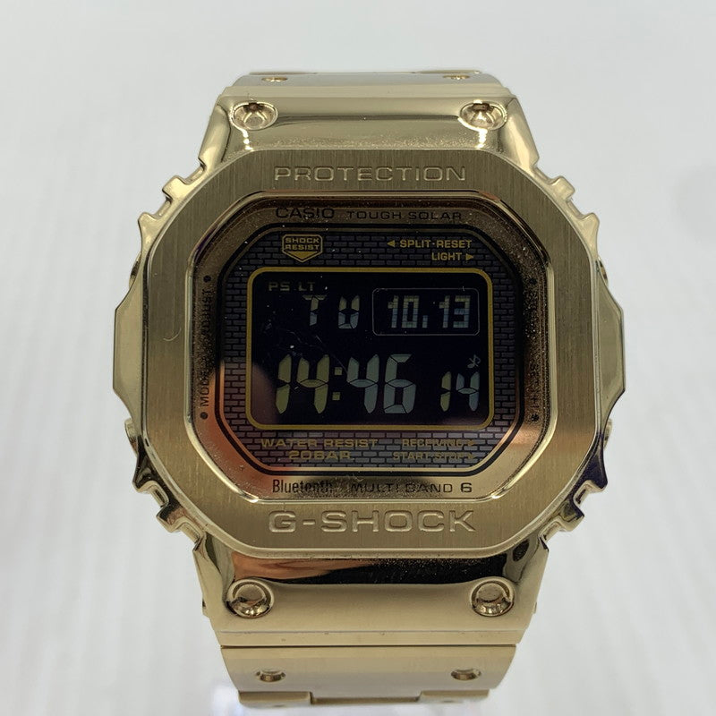 【中古品】【メンズ】 G-SHOCK ジーショック FULL METAL 5000 SERIES WATCH GMW-B5000GD-9JF フルメタル ウォッチ 腕時計 タフソーラー ステンレススチール 196-261014-ko-14-teih カラー：ゴールドカラー 万代Net店