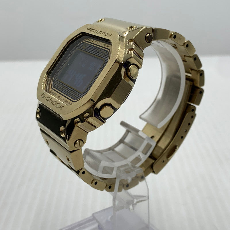 【中古品】【メンズ】 G-SHOCK ジーショック FULL METAL 5000 SERIES WATCH GMW-B5000GD-9JF フルメタル ウォッチ 腕時計 タフソーラー ステンレススチール 196-261014-ko-14-teih カラー：ゴールドカラー 万代Net店