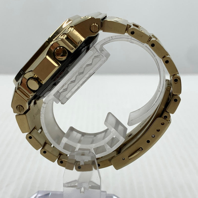 【中古品】【メンズ】 G-SHOCK ジーショック FULL METAL 5000 SERIES WATCH GMW-B5000GD-9JF フルメタル ウォッチ 腕時計 タフソーラー ステンレススチール 196-261014-ko-14-teih カラー：ゴールドカラー 万代Net店