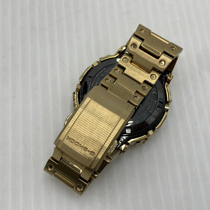 【中古品】【メンズ】 G-SHOCK ジーショック FULL METAL 5000 SERIES WATCH GMW-B5000GD-9JF フルメタル ウォッチ 腕時計 タフソーラー ステンレススチール 196-261014-ko-14-teih カラー：ゴールドカラー 万代Net店