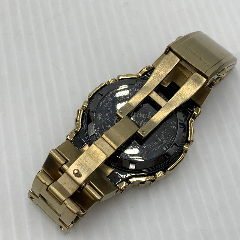 【中古品】【メンズ】 G-SHOCK ジーショック FULL METAL 5000 SERIES WATCH GMW-B5000GD-9JF フルメタル ウォッチ 腕時計 タフソーラー ステンレススチール 196-261014-ko-14-teih カラー：ゴールドカラー 万代Net店