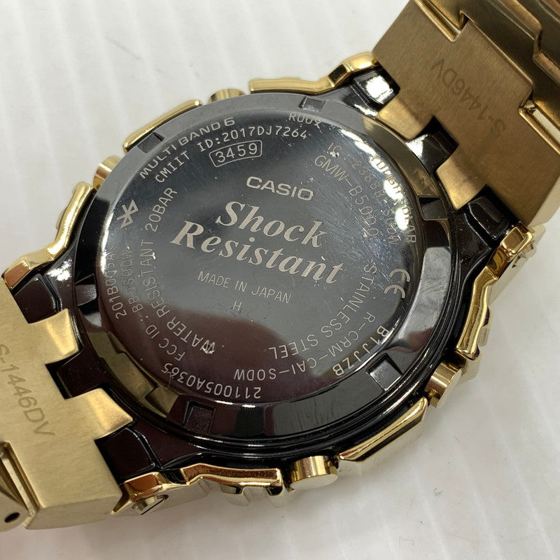 【中古品】【メンズ】 G-SHOCK ジーショック FULL METAL 5000 SERIES WATCH GMW-B5000GD-9JF フルメタル ウォッチ 腕時計 タフソーラー ステンレススチール 196-261014-ko-14-teih カラー：ゴールドカラー 万代Net店