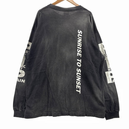 【中古品】【メンズ】 SAINT MICHAEL セントマイケル × PTP ペイマネートゥマイペイン 別注コラボ 24SS PTP L/S TEE SR TO SM-YS8-0000-C50 ロングスリーブ Tシャツ 長袖 トップス 142-261014-yo-23-teih サイズ：XXL カラー：ブラック 万代Net店