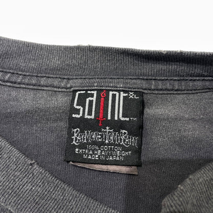 【中古品】【メンズ】 SAINT MICHAEL セントマイケル × PTP ペイマネートゥマイペイン 別注コラボ 24SS PTP L/S TEE SR TO SM-YS8-0000-C50 ロングスリーブ Tシャツ 長袖 トップス 142-261014-yo-23-teih サイズ：XXL カラー：ブラック 万代Net店