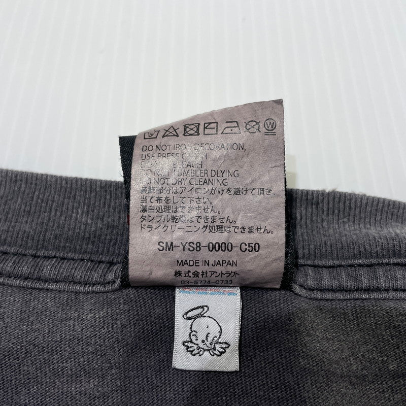 【中古品】【メンズ】 SAINT MICHAEL セントマイケル × PTP ペイマネートゥマイペイン 別注コラボ 24SS PTP L/S TEE SR TO SM-YS8-0000-C50 ロングスリーブ Tシャツ 長袖 トップス 142-261014-yo-23-teih サイズ：XXL カラー：ブラック 万代Net店