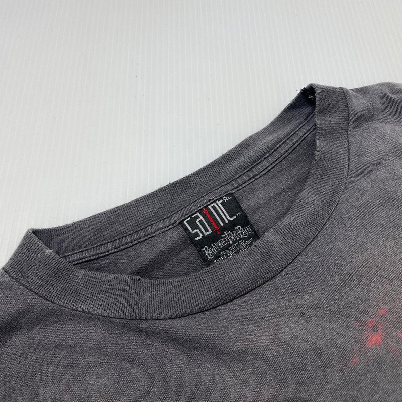 【中古品】【メンズ】 SAINT MICHAEL セントマイケル × PTP ペイマネートゥマイペイン 別注コラボ 24SS PTP L/S TEE SR TO SM-YS8-0000-C50 ロングスリーブ Tシャツ 長袖 トップス 142-261014-yo-23-teih サイズ：XXL カラー：ブラック 万代Net店
