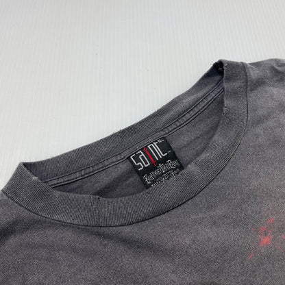 【中古品】【メンズ】 SAINT MICHAEL セントマイケル × PTP ペイマネートゥマイペイン 別注コラボ 24SS PTP L/S TEE SR TO SM-YS8-0000-C50 ロングスリーブ Tシャツ 長袖 トップス 142-261014-yo-23-teih サイズ：XXL カラー：ブラック 万代Net店