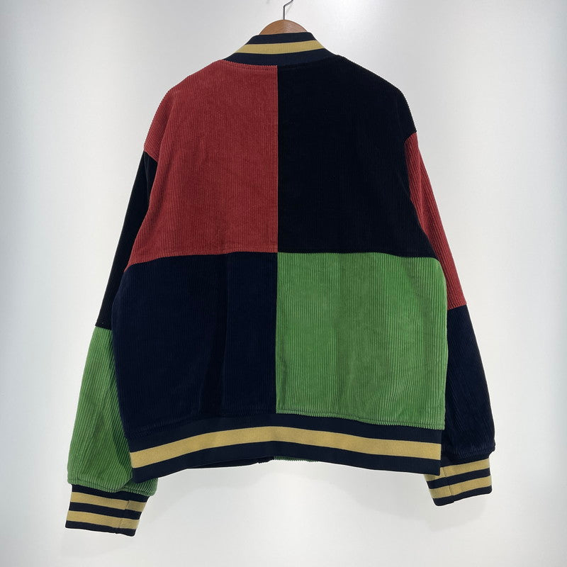 【中古品】【メンズ】 BRAIN DEAD ブレイン・デッド JACQUARD PATCHWORK LETTERMAN JACKET ジャガード パッチワーク レターマン ジャケット アウター 142-261014-yo-09-teih サイズ：XL カラー：マルチ 万代Net店