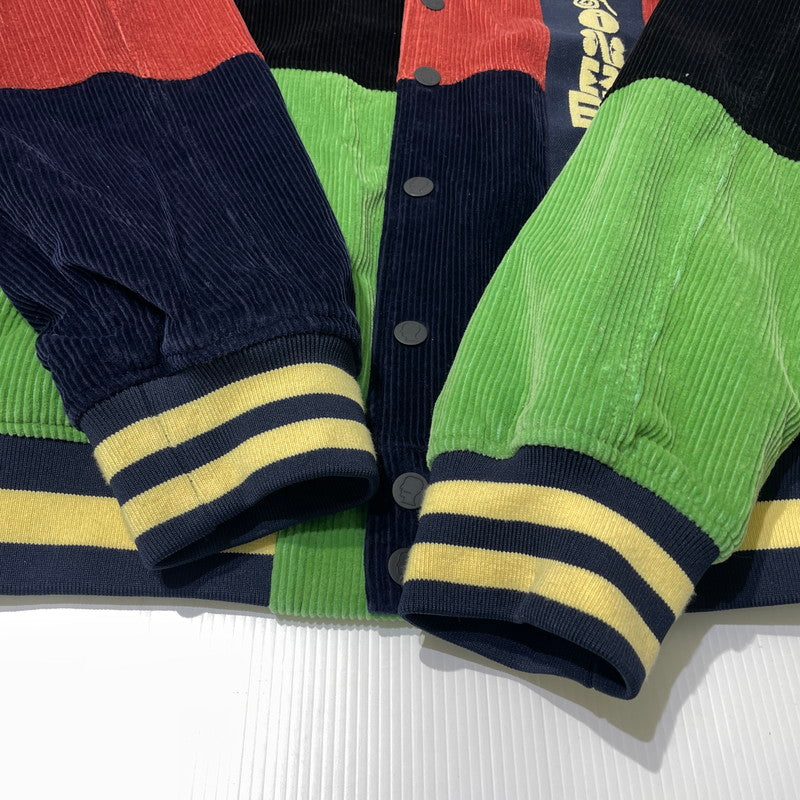 【中古品】【メンズ】 BRAIN DEAD ブレイン・デッド JACQUARD PATCHWORK LETTERMAN JACKET ジャガード パッチワーク レターマン ジャケット アウター 142-261014-yo-09-teih サイズ：XL カラー：マルチ 万代Net店