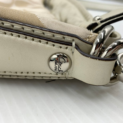 【中古品】【レディース】 COACH コーチ シグネチャー クリスティン キャンバス ショルダーバッグ カバン トートバッグ 180-261016-ko-07-teih カラー：ベージュ系 万代Net店